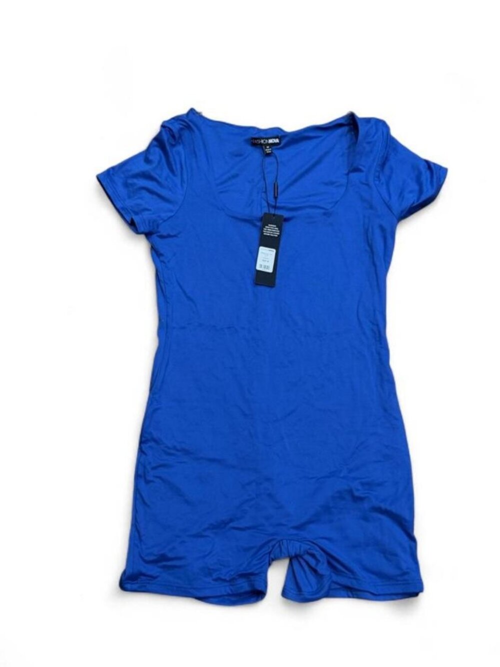 Fashion Nova Blue Romper